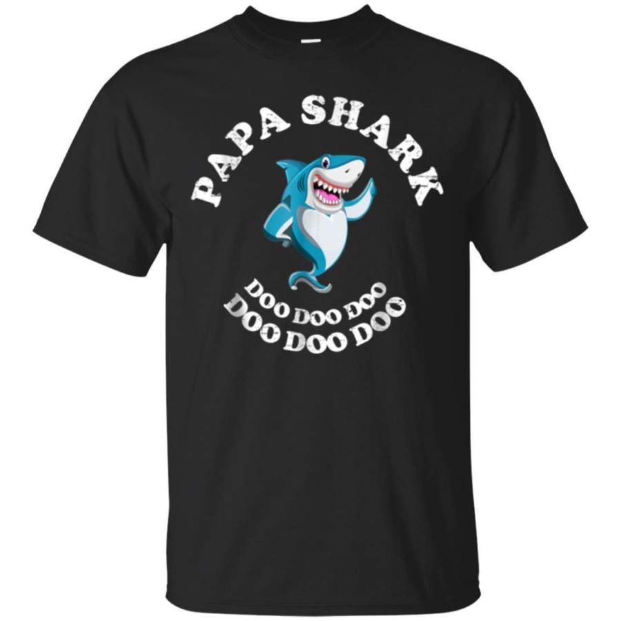 AGR Papa Shark Doo Shirt Funny Shark Smile Family Perfect Gift Jaq T-shirt