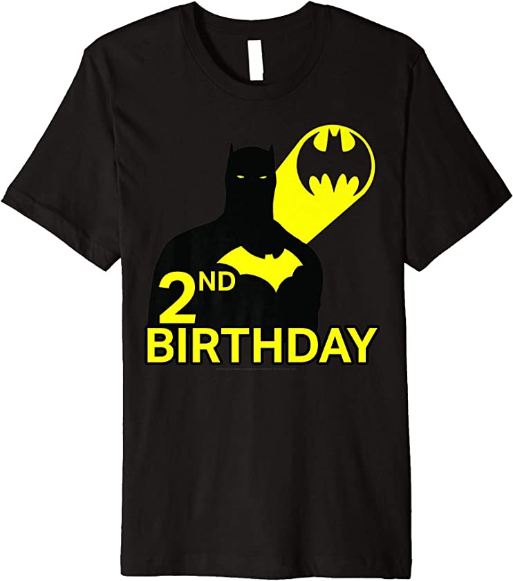 Batman 2nd Birthday Silhouette Premium T-Shirt