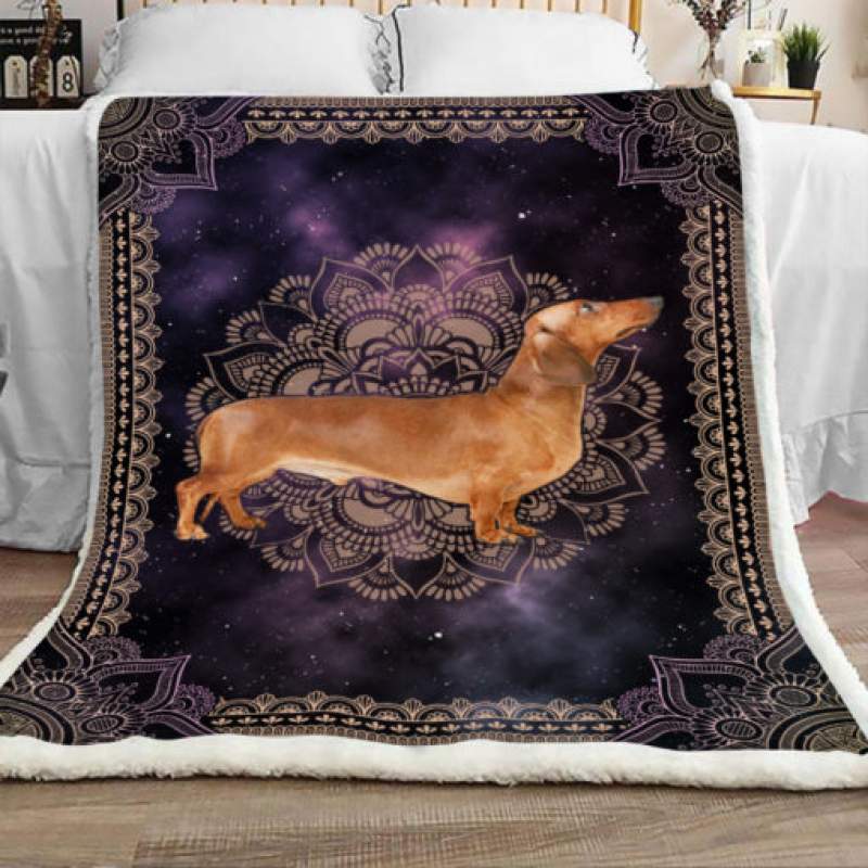 Dachshund Dog Sherpa Blanket JR2202 69O31