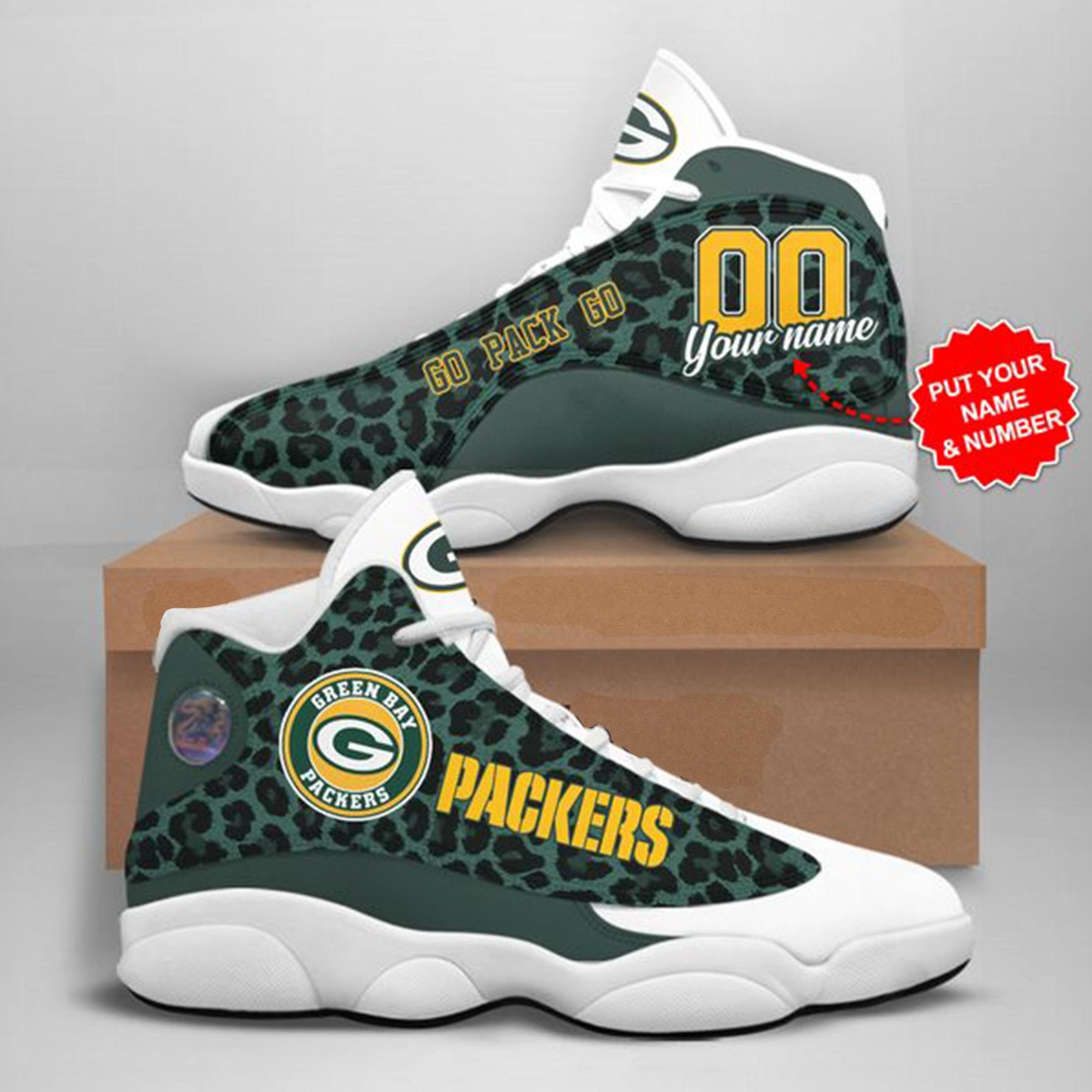 Personalized Green Bay Packers Jd13 Shoes – V6