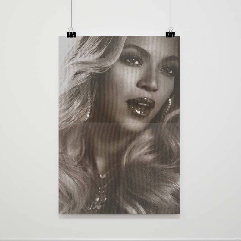 Beyonce Close Up Portrait Poster - Poster Art Design