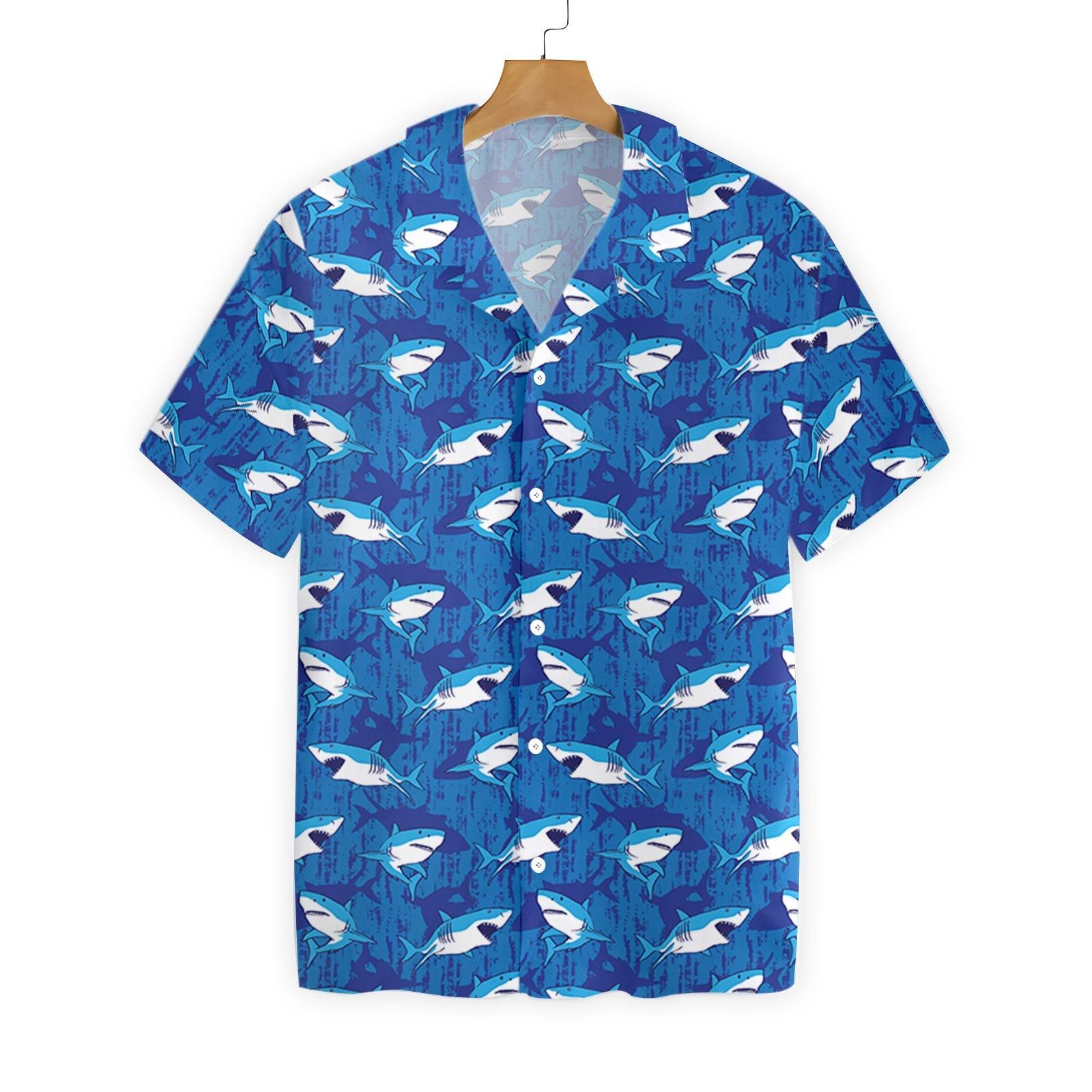 Shark Pattern 03 2810 Hawaii Shirt Ha80753