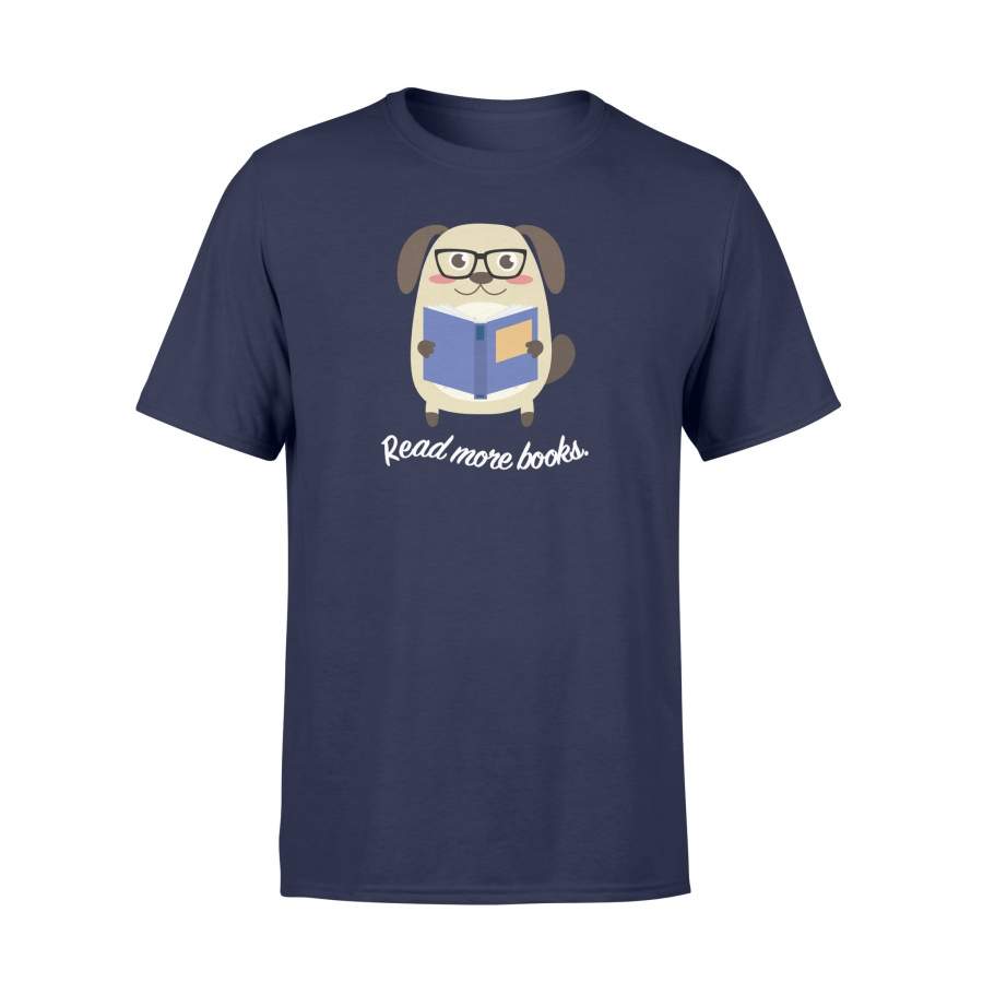 Bookish Puppy Dog Read More Books T Shirt