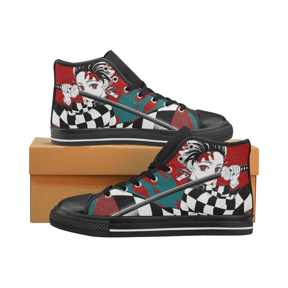 Tanjiro Kamado Demon Slayer Men Sneakers High Top Shoes