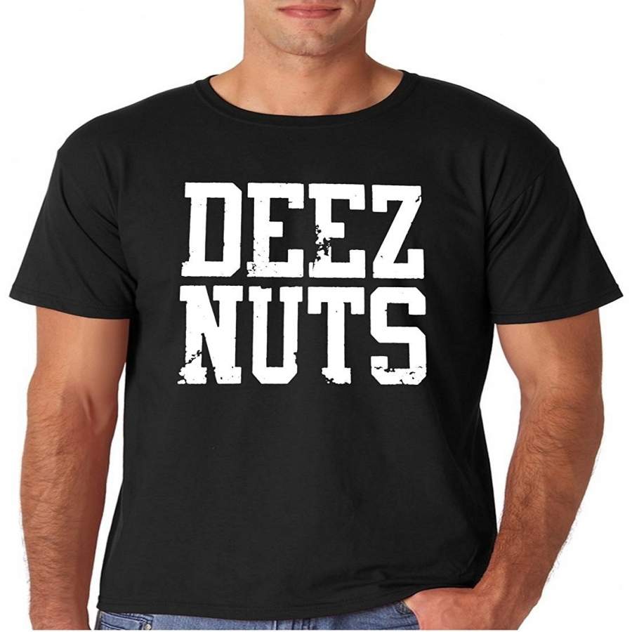 Adult Deez Nuts Distressed Vintage T Shirt