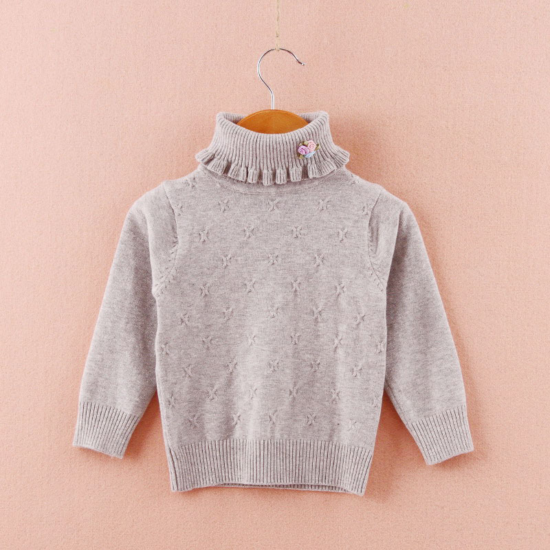 2020 new winter girls’ sweaters turn-down collar girls’ fashion sweaters children clothing G1222 alx