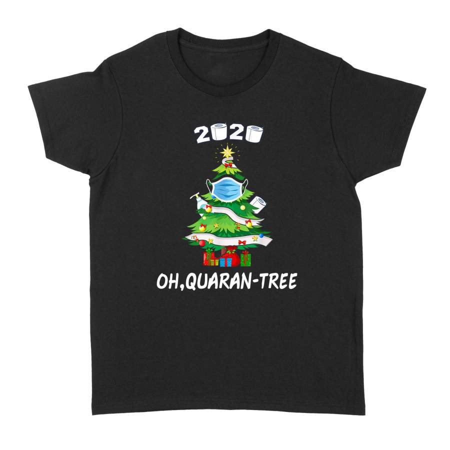 2020 Funny Quarantine Christmas Tree Women’s T-shirts FFS – IPHW168