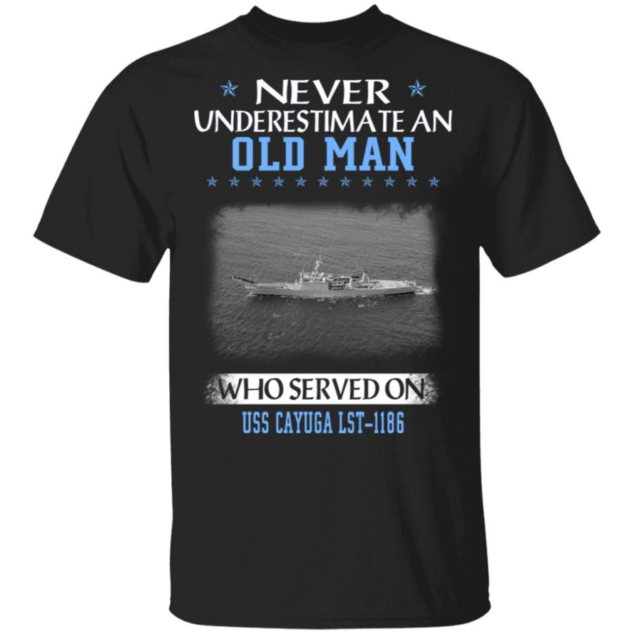 USS Cayuga LST-1186 Veterans Day Christmas Gift T-Shirt