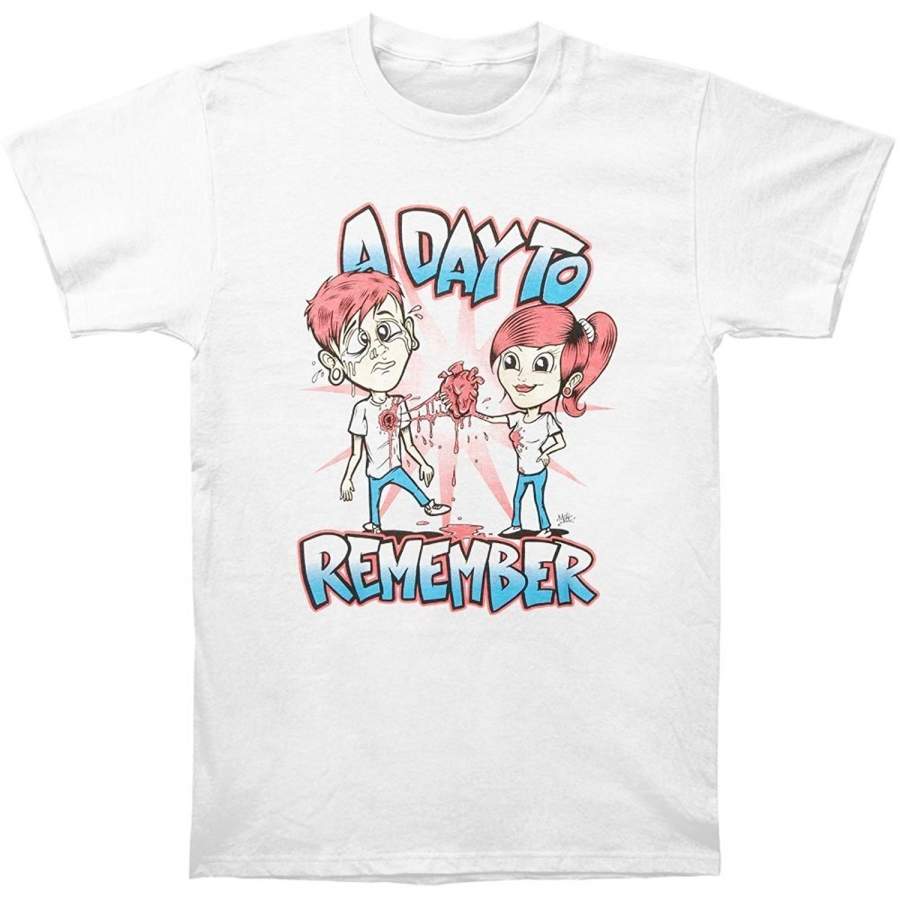 Summer Fashion T-shirt A Day To Remember Men’s Girls Are Mean T-shirt White Cotton Men’s Funny T-Shirt