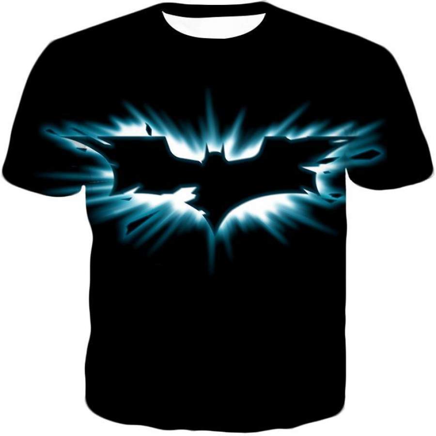 Amazing Batman Logo Graphic Promo Black  T-Shirt