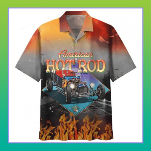 American Hot Rod Hawaiian Shirt | Unisex | Adult | Hw6876