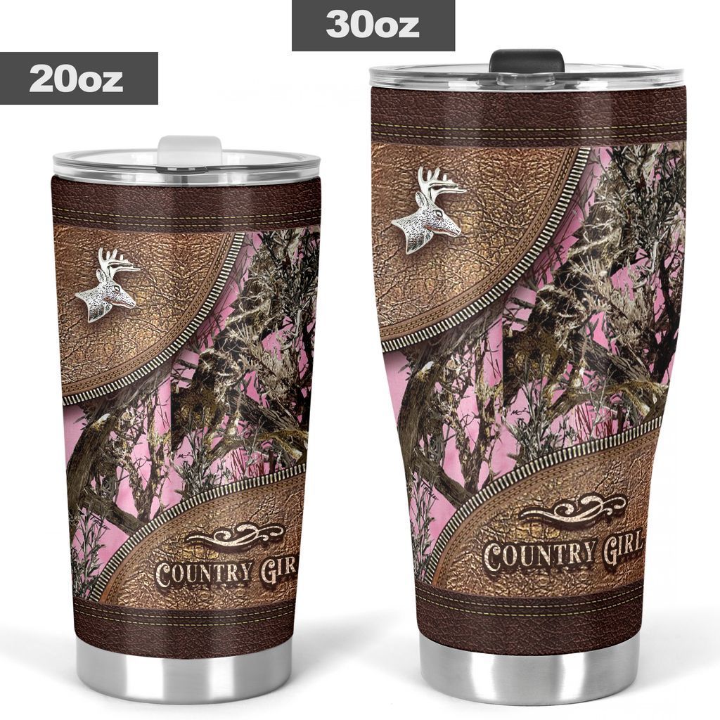 TDT242011A12VB DEER HUNTING COUNTRY GIRL TUMBLER N-F QQ