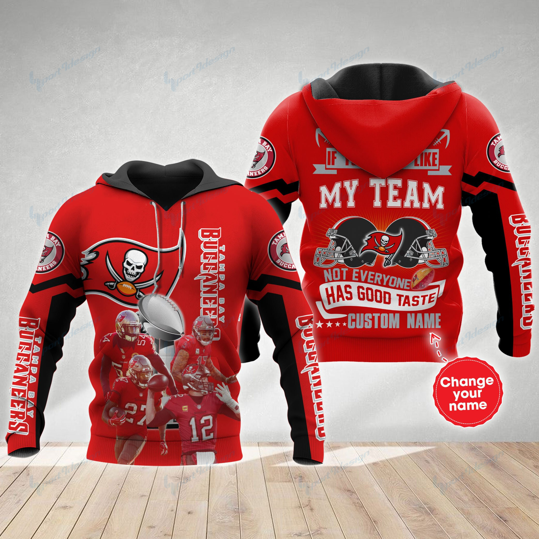 Tampa Bay Buccaneers Personalized All Over Printed 625