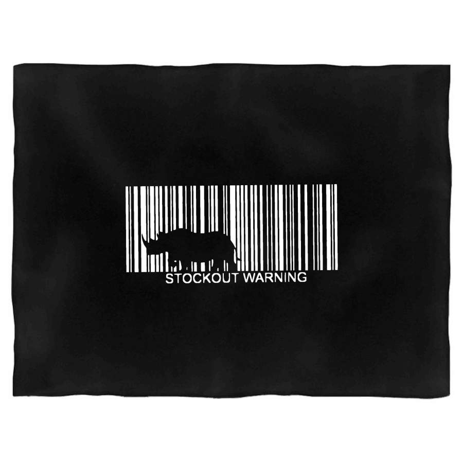 Rhinoceros Save Animals Rights Charity Donation Gift For Animal Lover Endangered Species Leo Africa Blanket