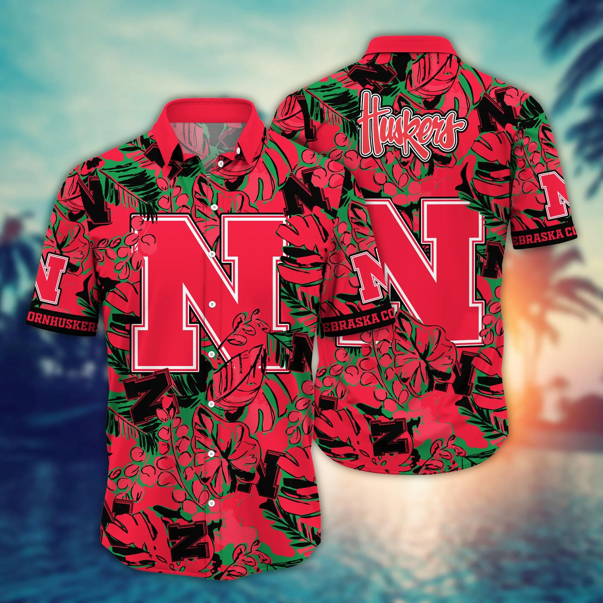 Nebraska Cornhuskers NCCA Hawaiian Shirt June Aloha Shirt