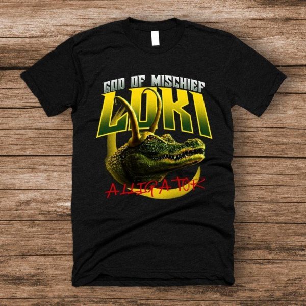 God Of Mischief Alligator Norse God Vintage Superhero Shirt