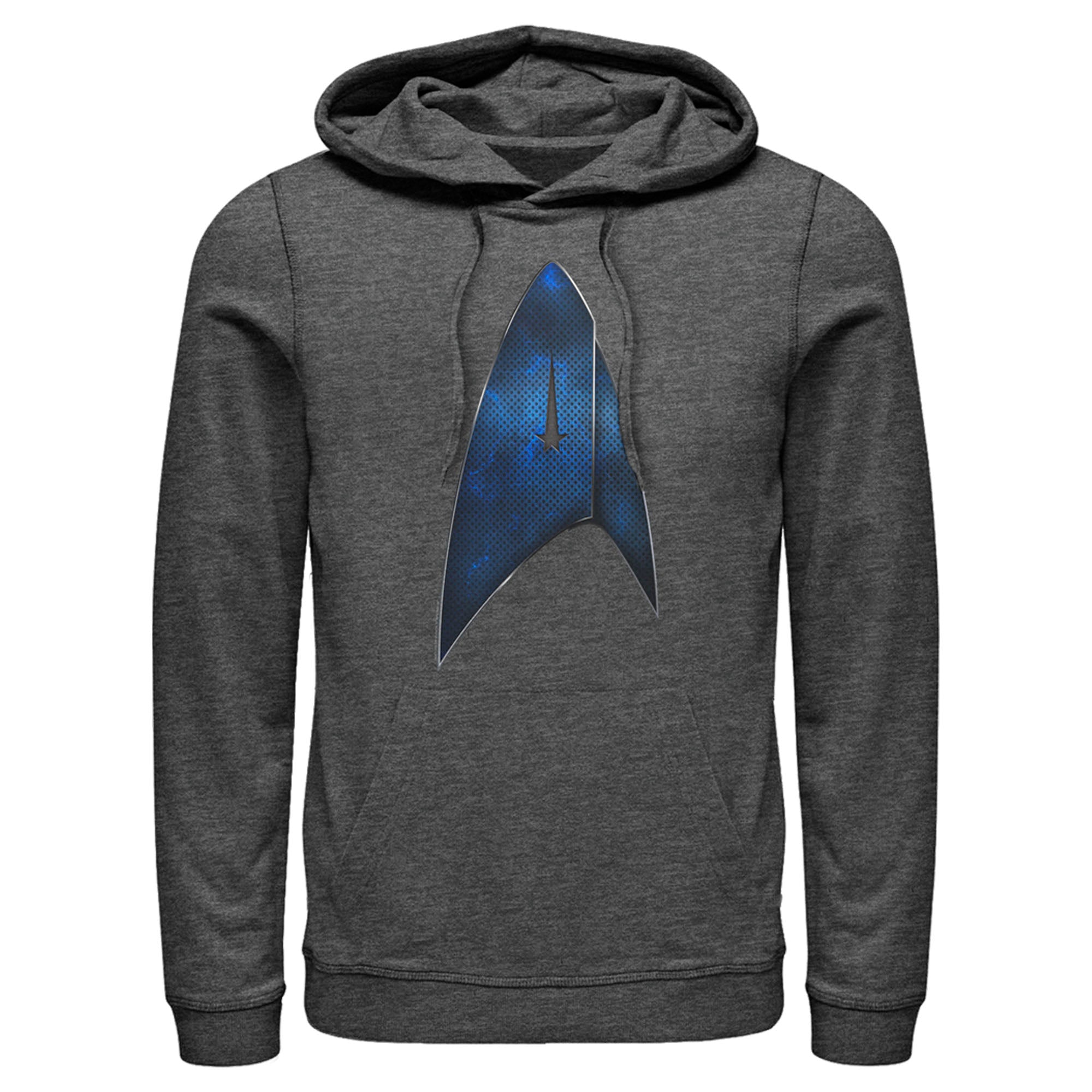 Men’S Star Trek: Discovery Blue Delta Insignia Pull Over Hoodie