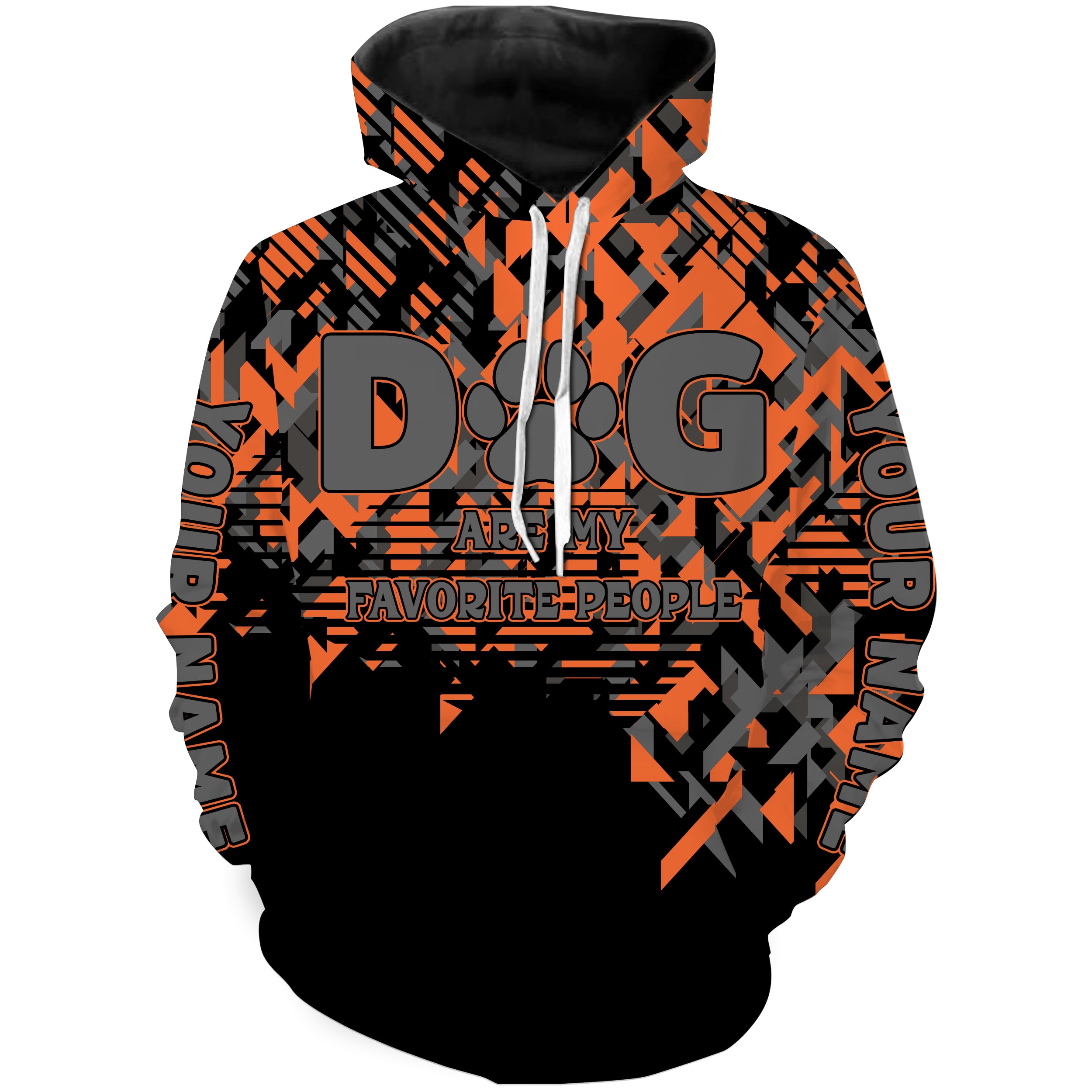 Dog Are My Favorite People 3D Full Print T-Shirt Long Sleeve Hoodie| Custom Dog Shirt For Men Women Dog Lover| Jtsd238