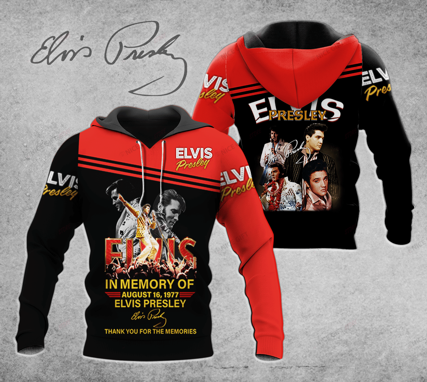 In Memory Of Elvis Presley Hoodie 3D 3Ho-H0K7