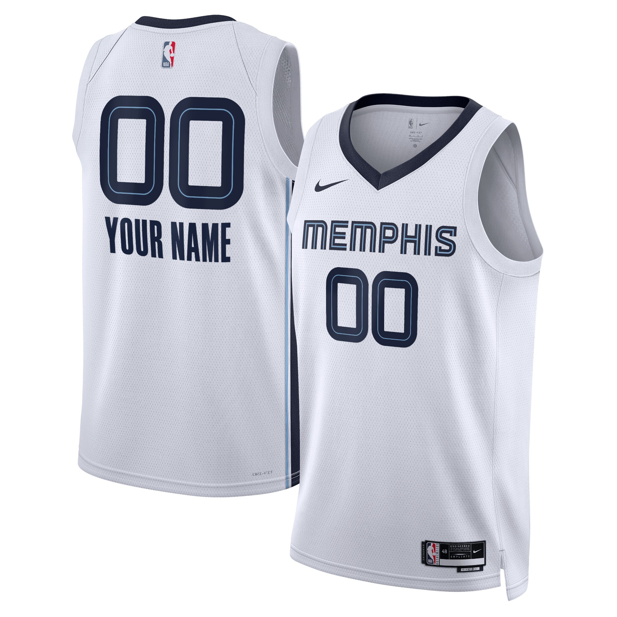 Memphis Grizzlies Association Swingman Jersey – Custom – Unisex