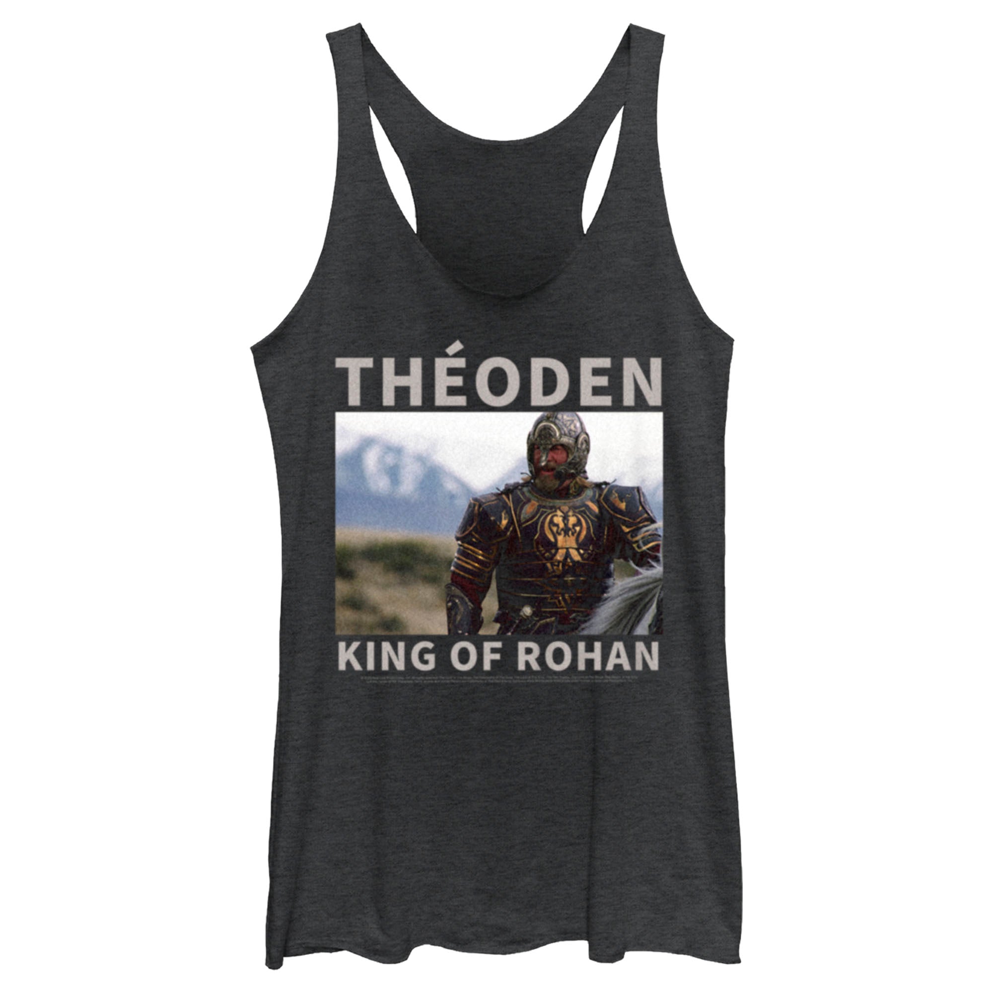 Women’S Lord Of The Rings Return Of The King Theoden King Of Rohan Racerback Tank Top