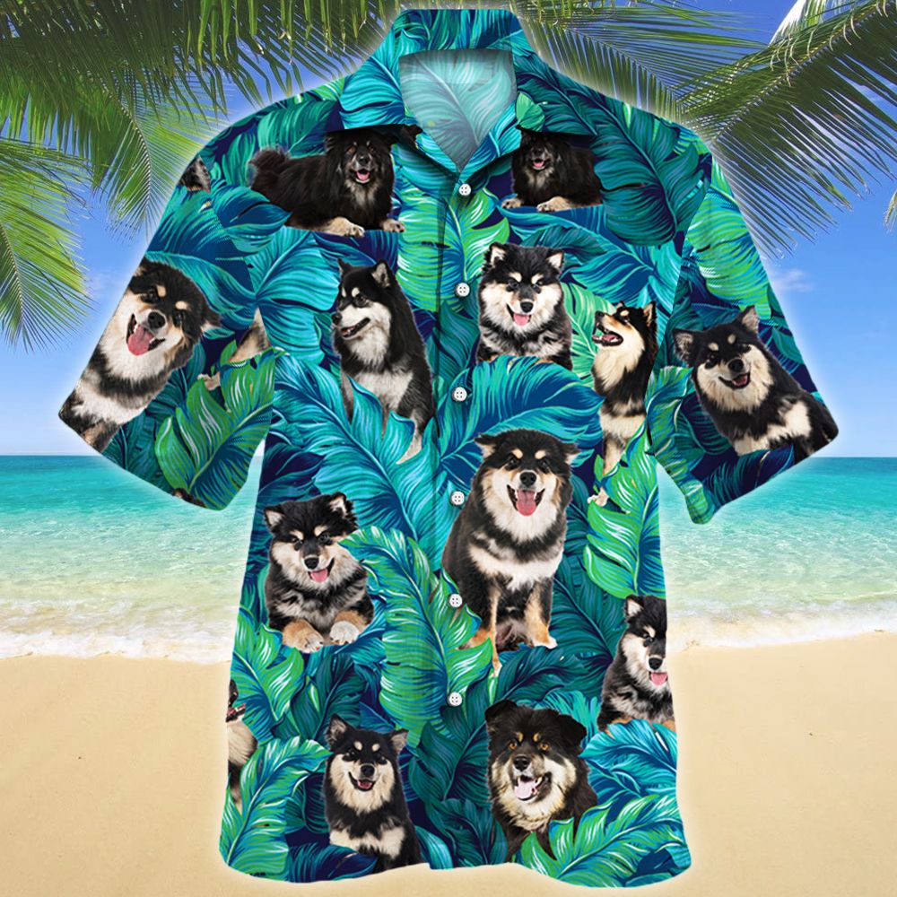 Finnish Lapphund Dog Lovers Hawaiian Shirt Ha12705