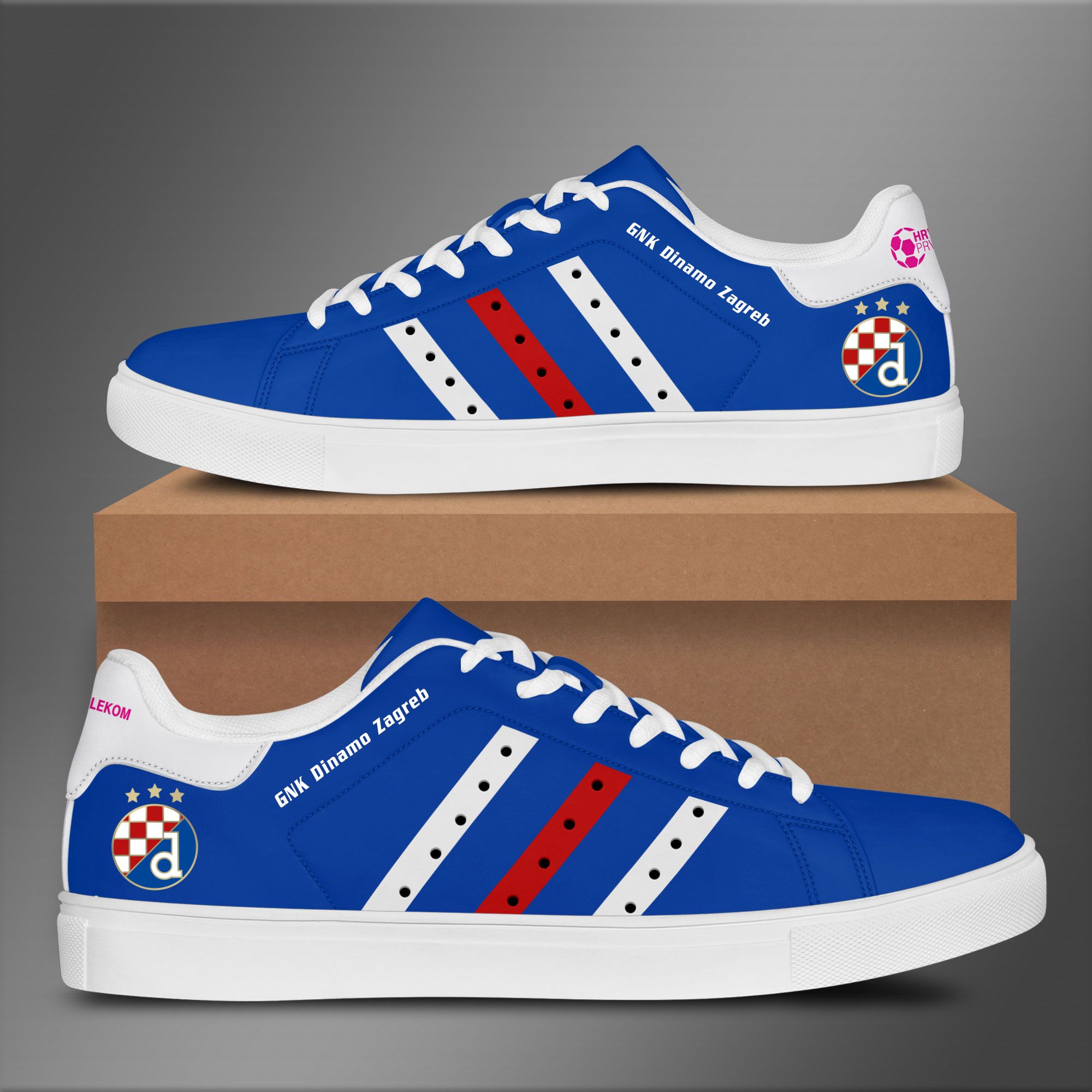Gnk Dinamo Zagreb Low Top Blue Shoes – V1