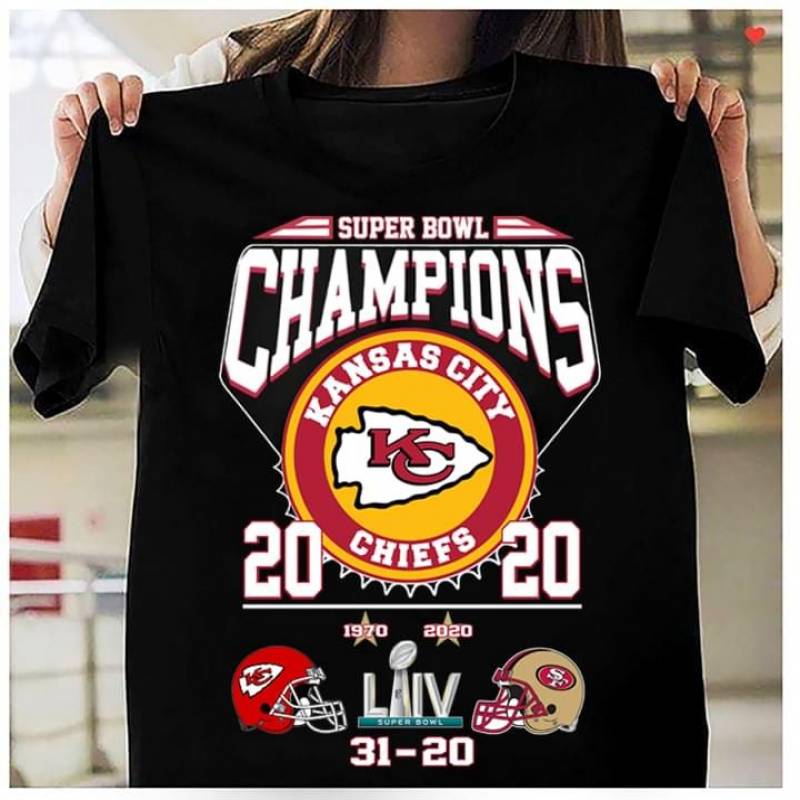 Super Bowl Champions 2020 Liv Quotes And Great Kansas City Chiefs Rugby Team Logo Gift For Kansas City Chiefs Rugby Team Lovers Black Men And Women T Shirt S-5Xl