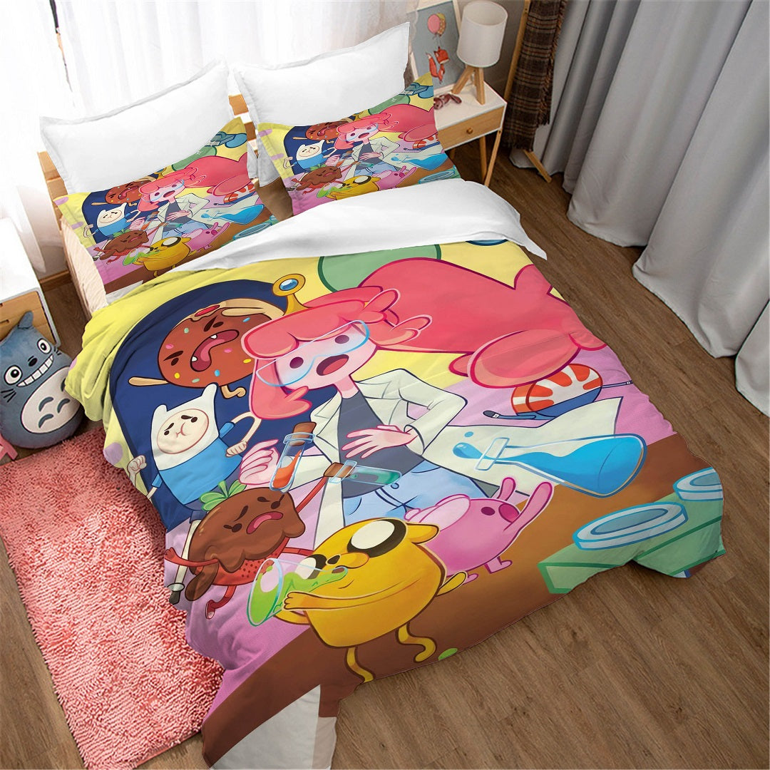 Adventure Time #4 Duvet Cover Quilt Cover Pillowcase Bedding Set Bed Linen Home Decor