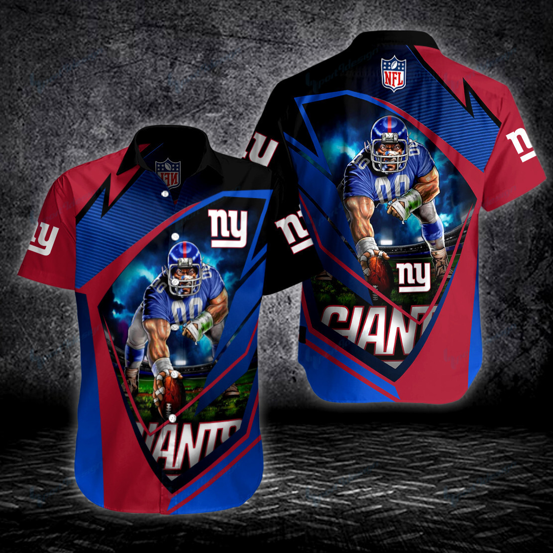 New York Giants Button Shirts Bg477