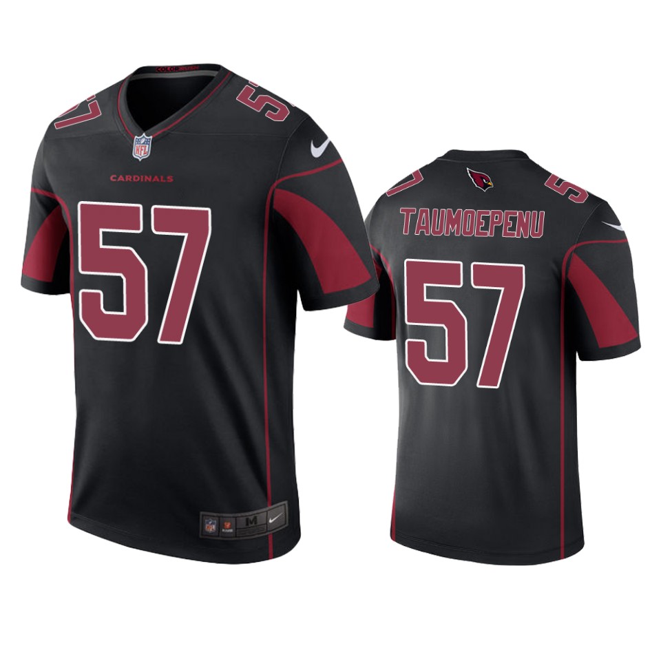 Arizona Cardinals Pita Taumoepenu Black Color Rush Legend Jersey