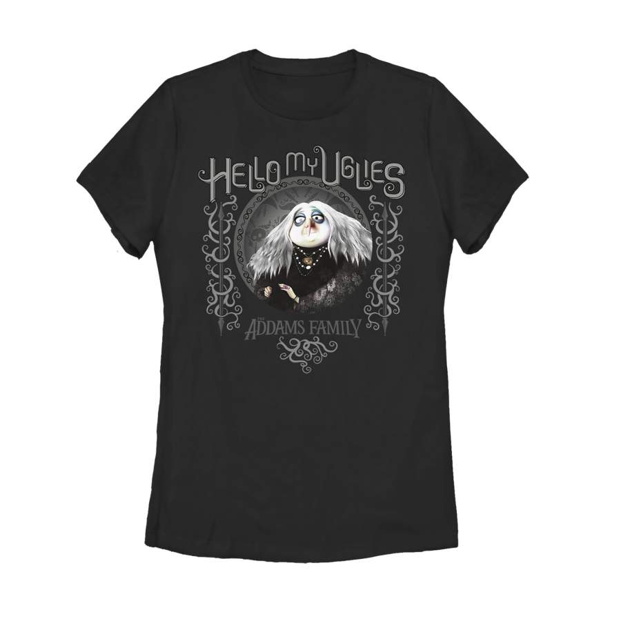 Addams Family Women’s Grandmama Hello My Uglies  T Shirt