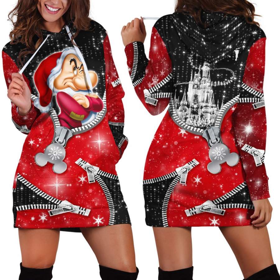 Grumpy Christmas Hoodie dress