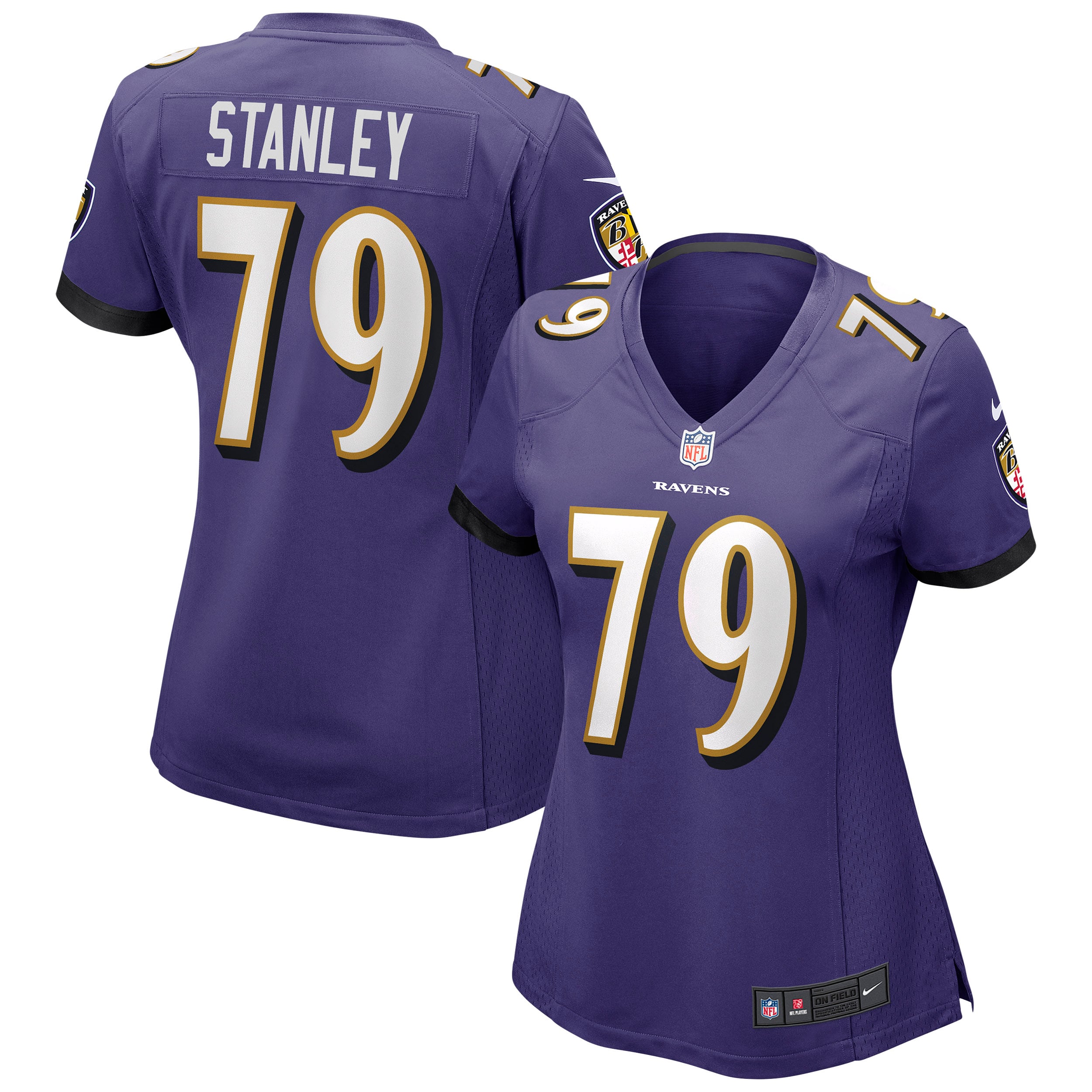 Ronnie Stanley Baltimore Ravens Women's Game Jersey – Purple