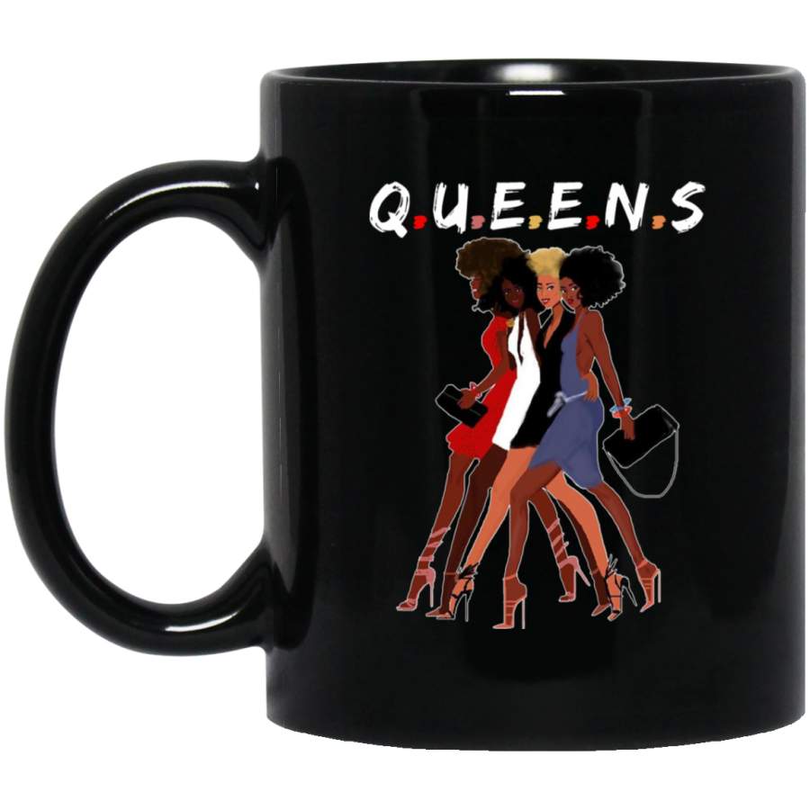 African American Coffee Mug Black Women Black Queens 11oz – 15oz Black Mug