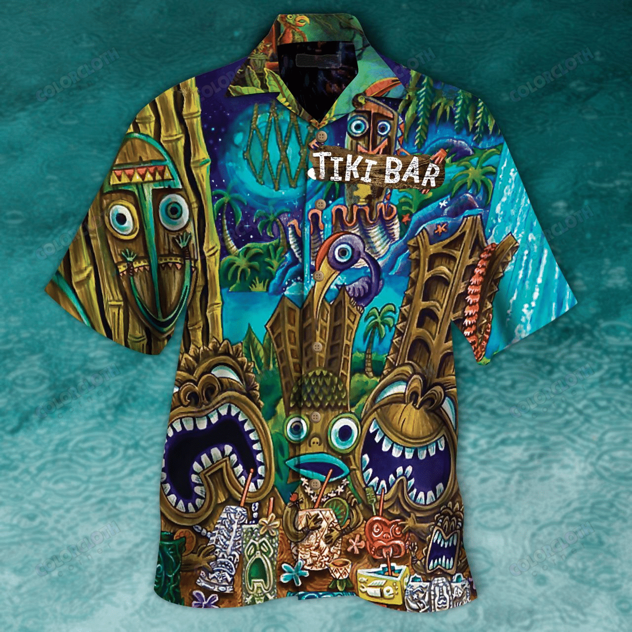 Tiki Aloha Hawaii Shirt Ha11592