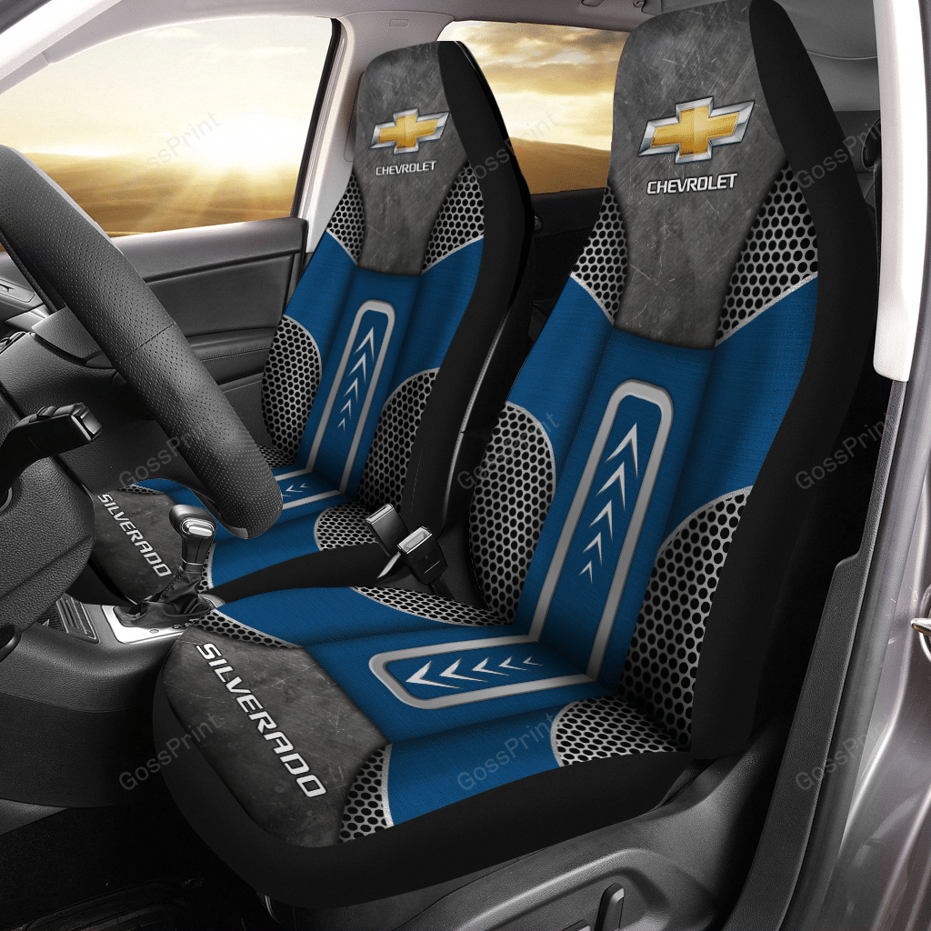 Chevrolet Silverado Car Seat Cover (Set Of 2) Jamestees Store