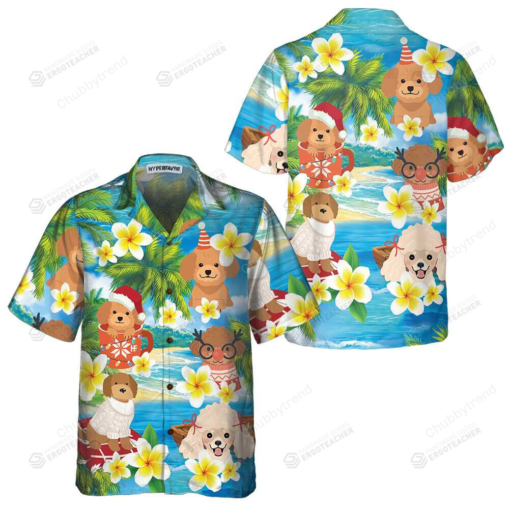 Poodle I Wish You A Merry Christmas Hawaii Shirt Ha47879