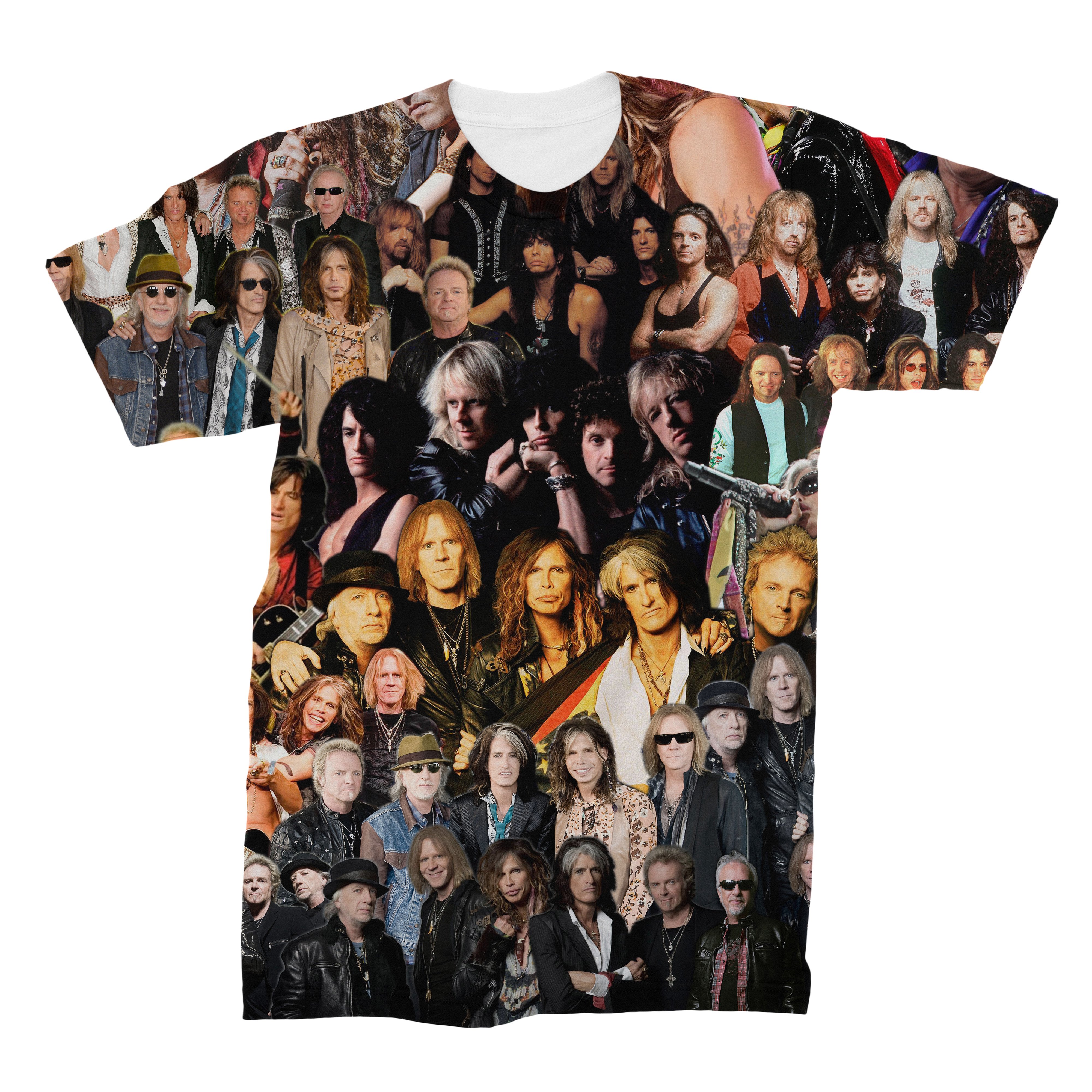 Aerosmith 3D Collage Face T-Shirt