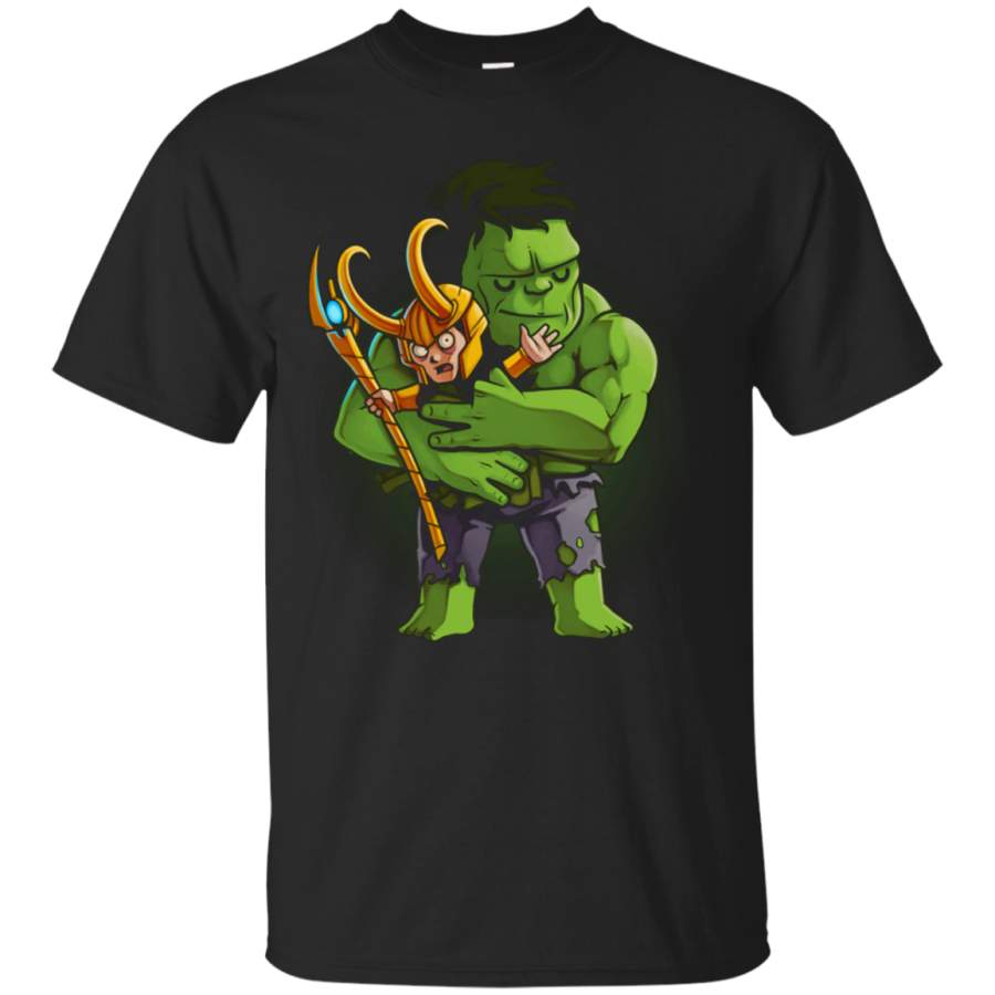 AGR Hulk & Loki – Loki Needs Love shirt Cotton t shirt