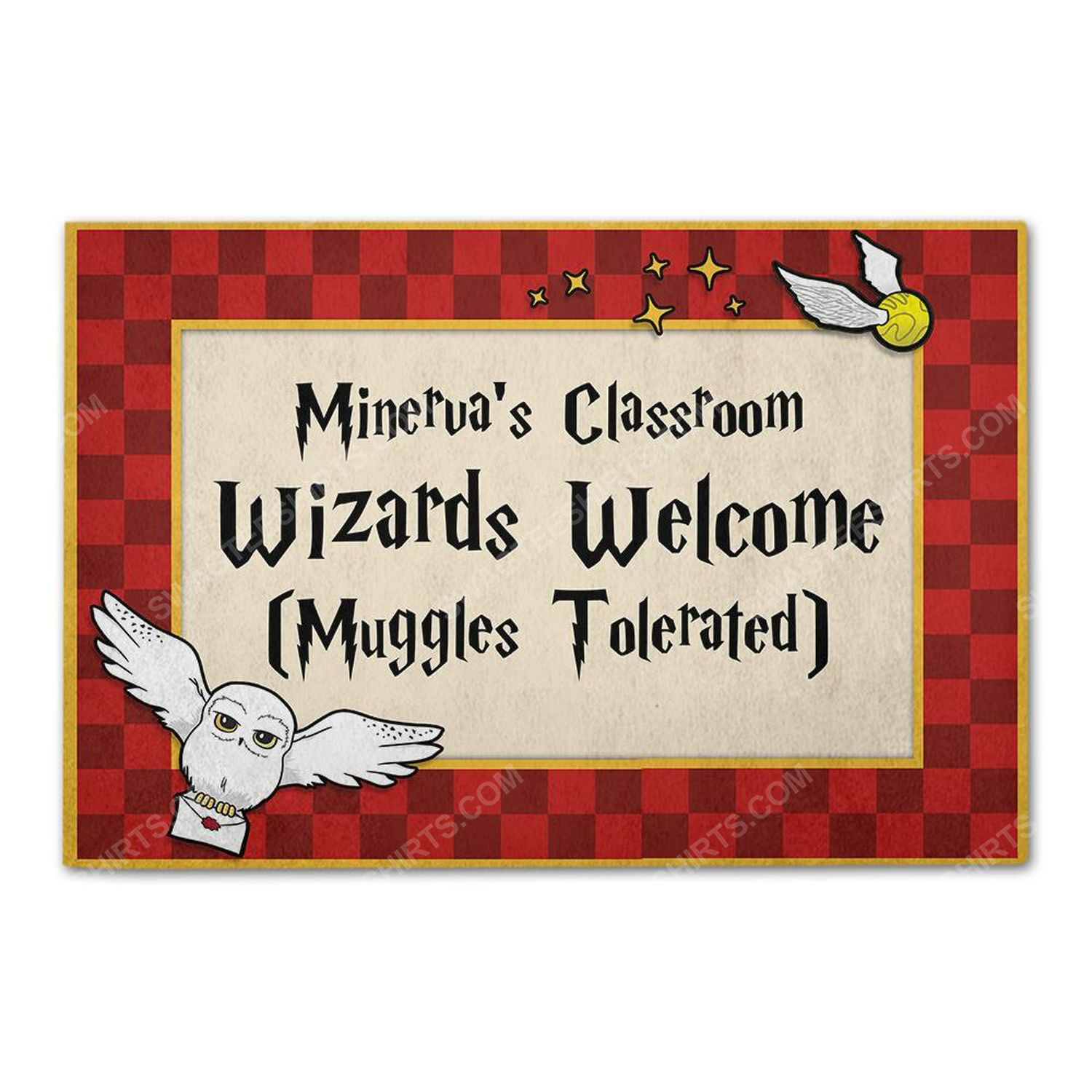 [Special Edition] Custom For Teacher Wizards And Muggles Classroom Doormat – Maria