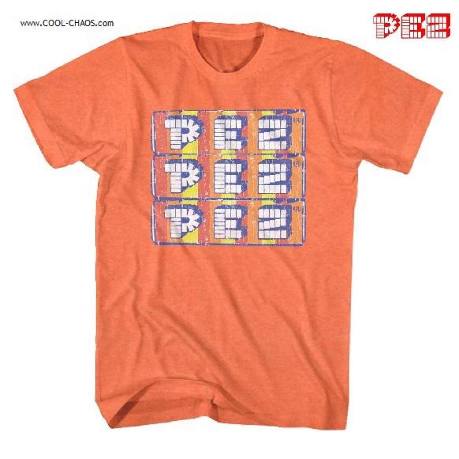 PEZ T-Shirt / Throwback Distressed Pez Candy Novelty Tee