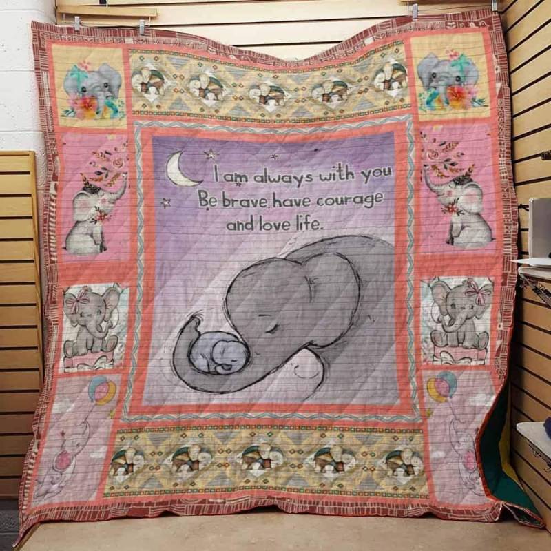 I Am Always With You Elephant Quilt