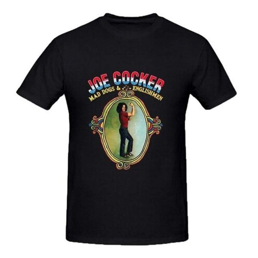 Men Fashion Shirt JOE COCKER Mad Dogs Englishmen Mens Funny T Shirts