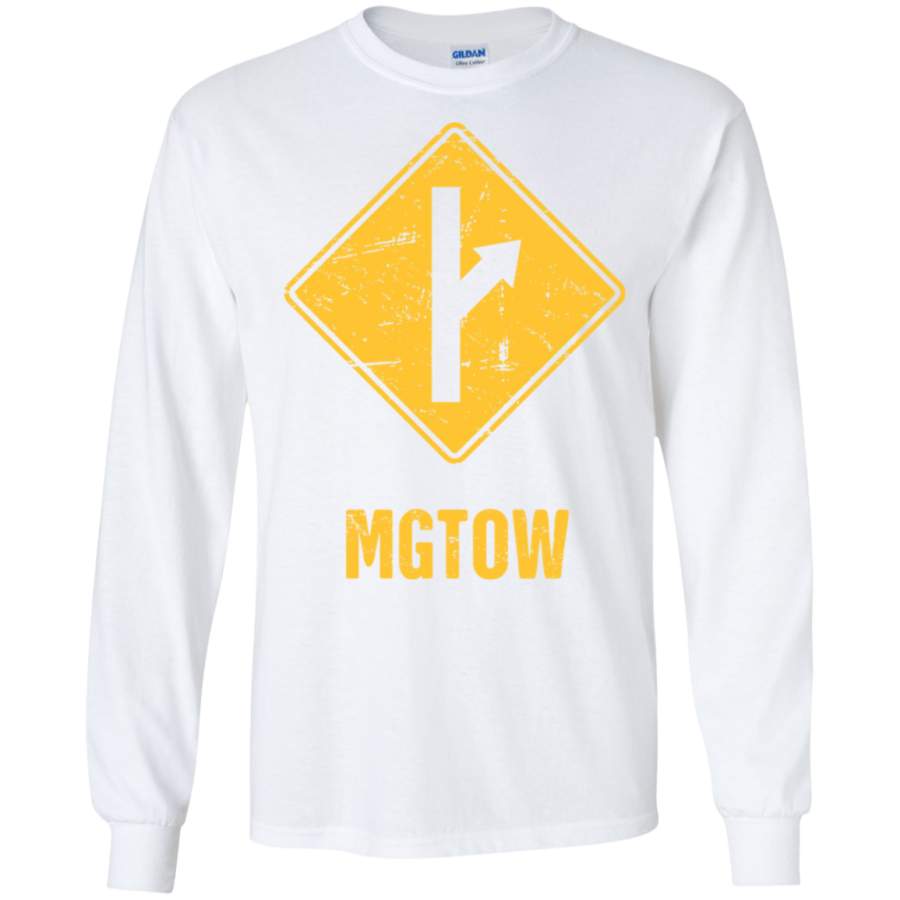 AGR Distressed MGTOW Sign Long Sleeve T-Shirt