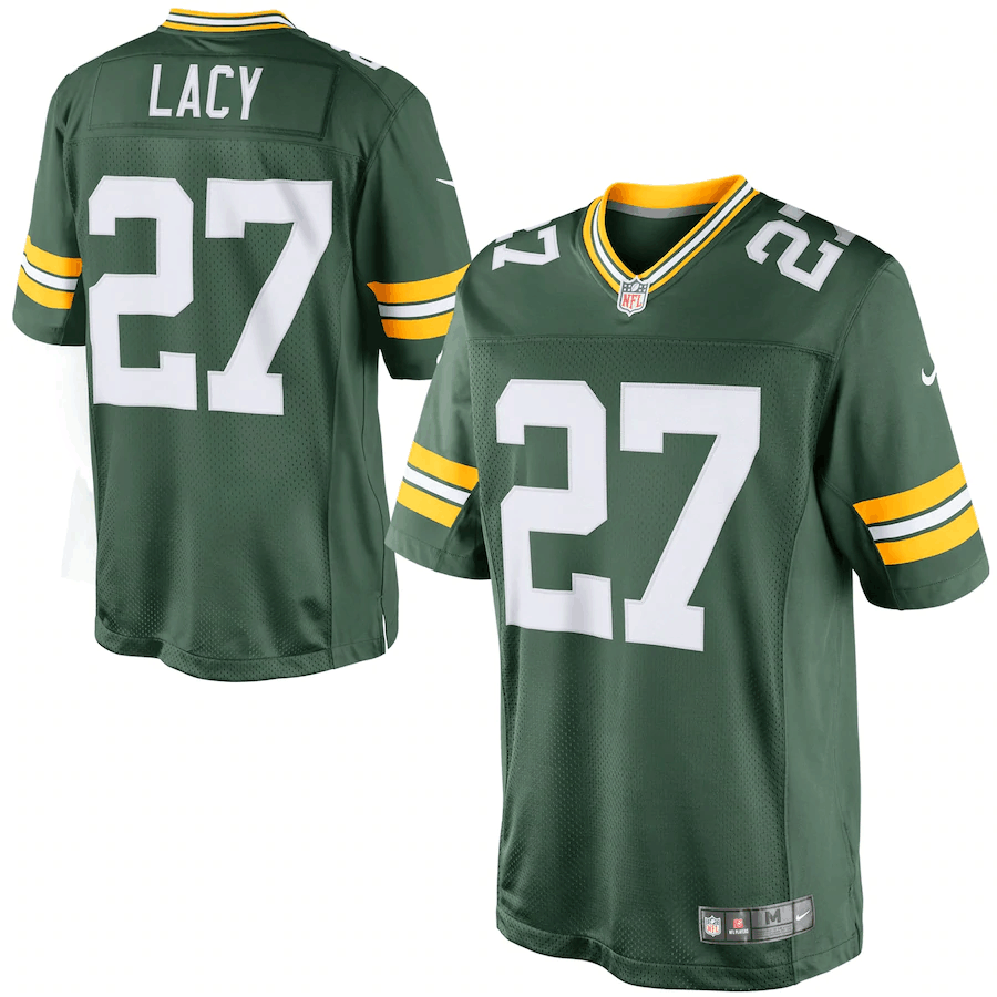 Eddie Lacy Green Bay Packers Team Color Limited Green 3D Jersey