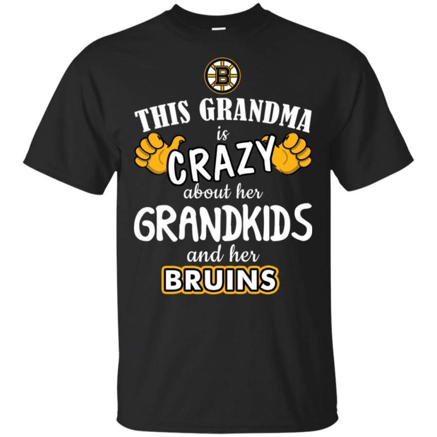 This Grandma Is Crazy About Her Grandkids And Her Boston Bruins T Shirt