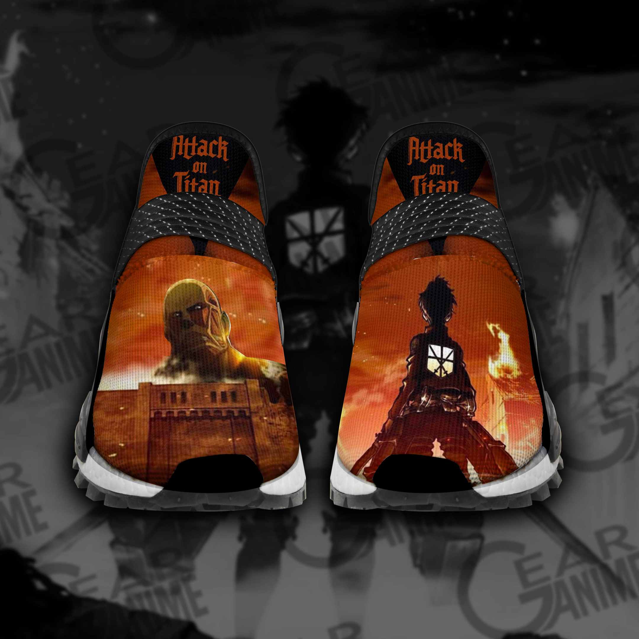 AVack On Titan AOT NMD Human Race Custom Anime Shoes Sneakers