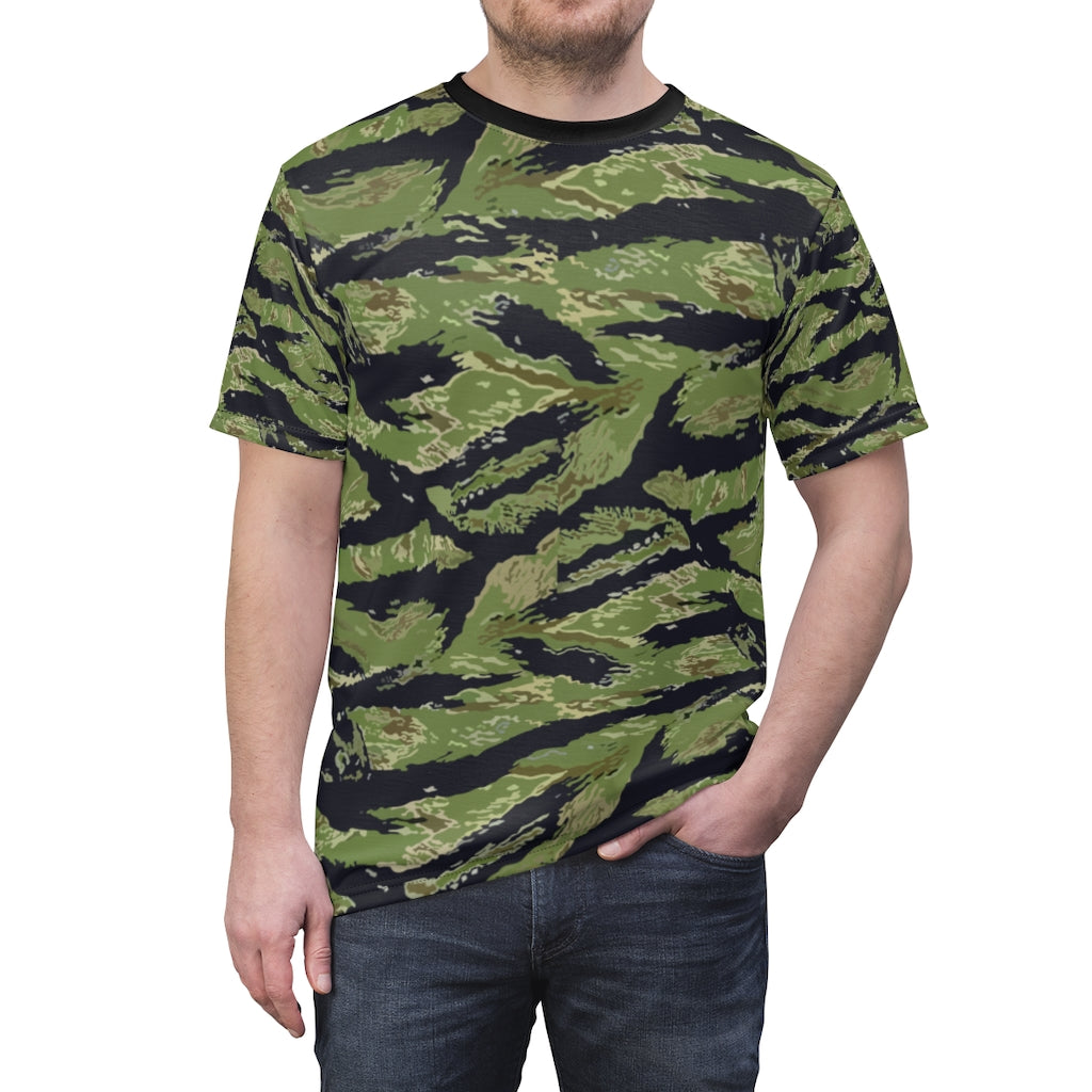 All Over Printing – Military Tiger Stripe Jungle Camouflage Shirt