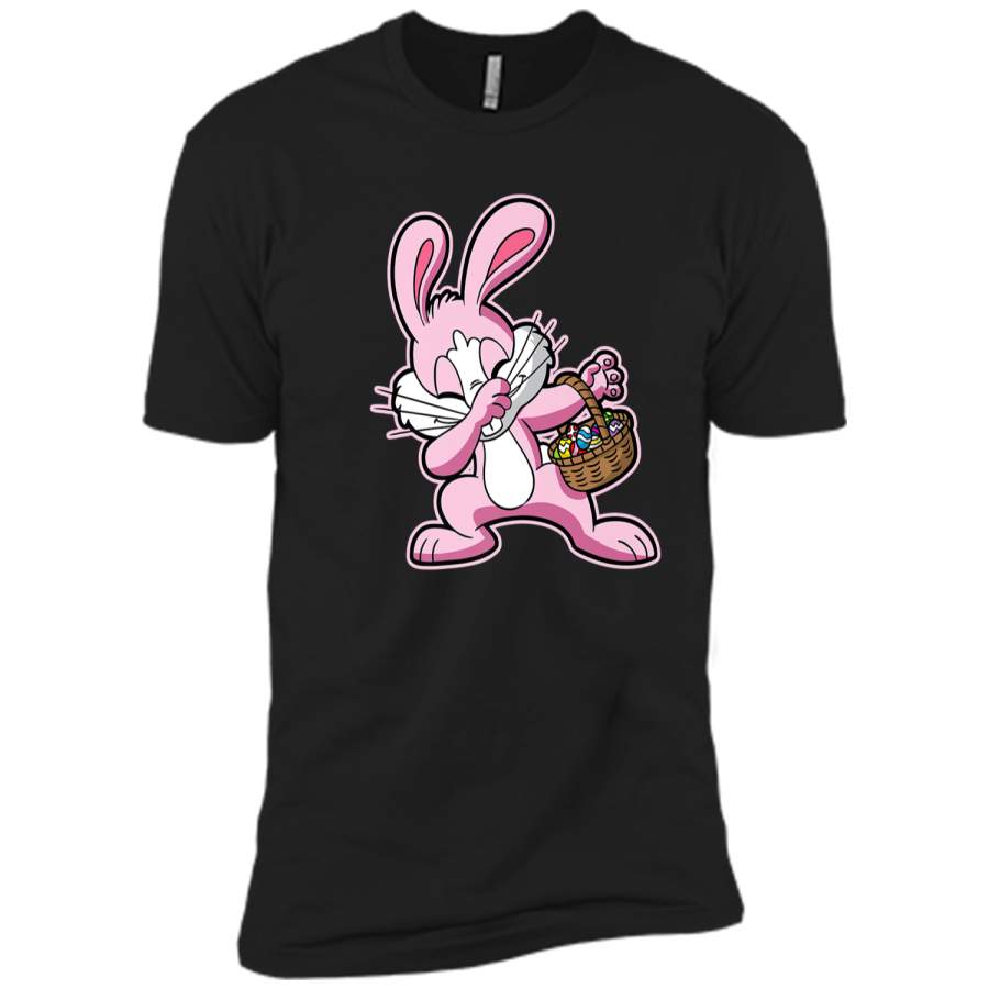 Dabbing Easter Bunny Dab Shirt Next Level Premium Short Sleeve Tee